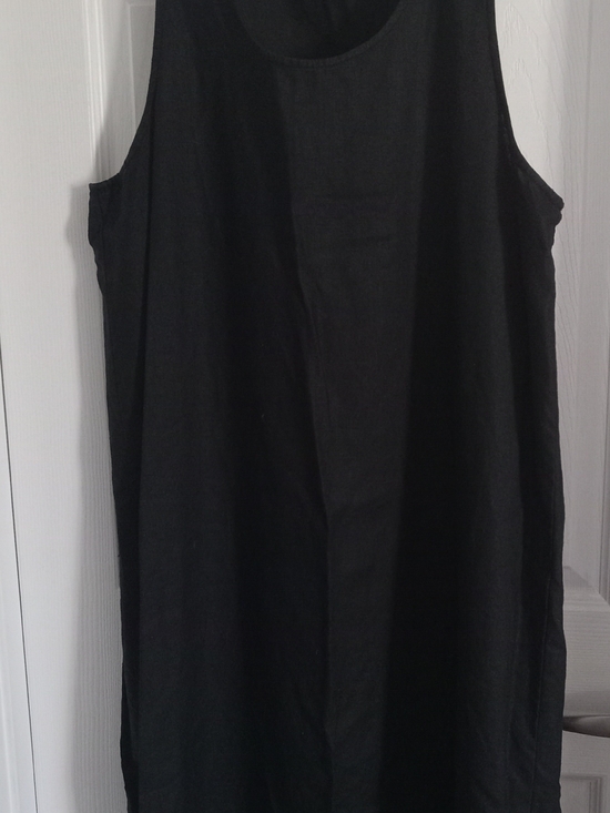Pure Navy Dresses & Skirts - Women’s Black Sleeveless Shift Dress - Classic Minimalist